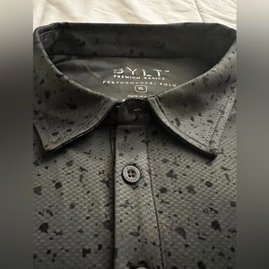 BYLT Performance+ Polo Charcoal-Black-Speckle - XL - Like New
